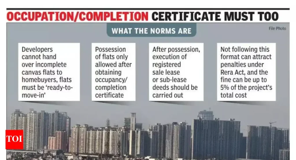 Don’t Hand over Incomplete Flats to Buyers, Realtors Told
