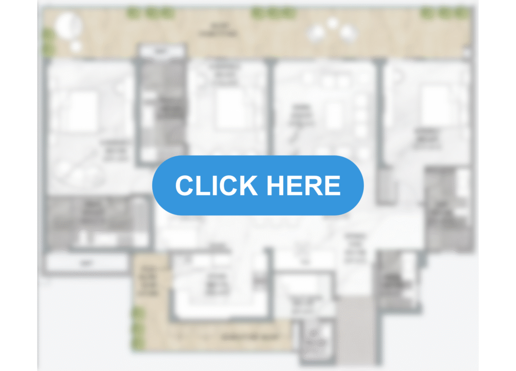 3 BHK Floor Plan of M3M The Cullinan